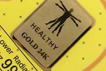 Adesivo Anti Radiação para Celular Atacado de Fábrica Dourado Emf Chip Anti Radiação Bisar Proteção Energia 10 Unidades - Image 6