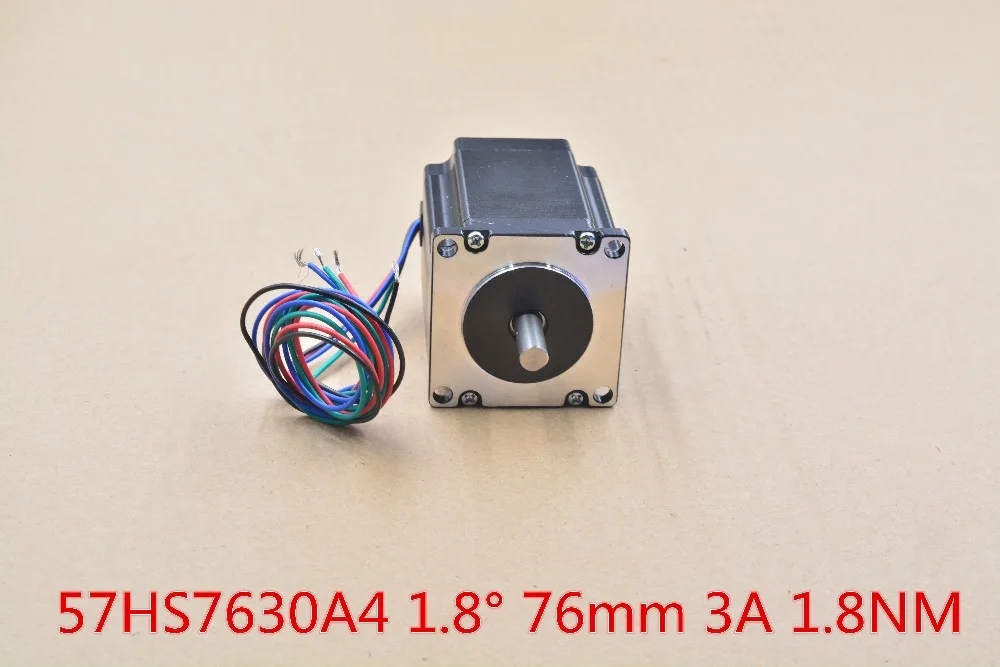 NEW SUMTOR 3 AXIS NEMA23 ROBOT STEPPER MOTOR 57HS7630A4 4 LEAD 76MM 3A 255OZ NEW SUMTOR 3 AXIS NEMA23 ROBOT STEPPER MOTOR 57HS7630A4 4 LEAD 76MM 3A 255OZ