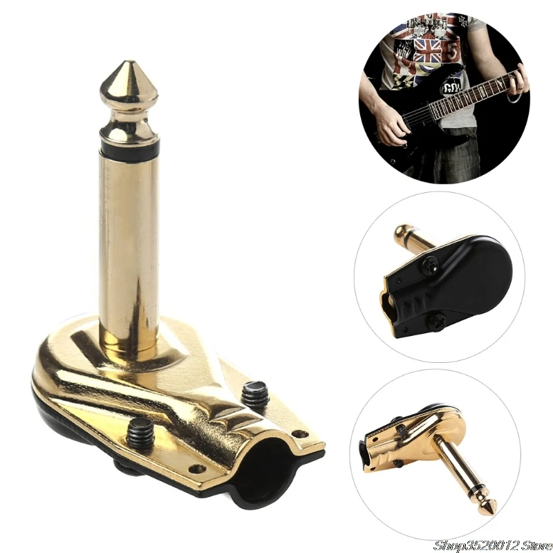 

1/4 inch 6.35mm Coulper Guitar Effects Pedal Connector Jack Adapter Board Cable Electric Interface Pedal Accessories
