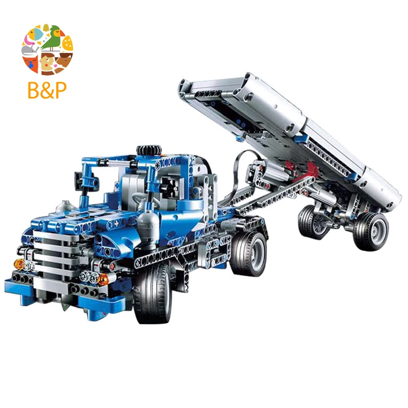 

lepin Legoing 8052 720pcs Technic Series The Container Truck Model Building Blocks Brick Educational Toys For Children 20027