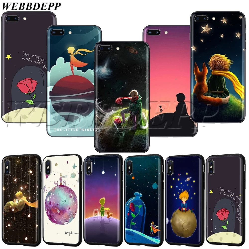 

WEBBEDEPP The Little Prince TPU soft Case for iPhone 11 Pro XS MAX XR X 8 7 6 6s 5 5s Plus