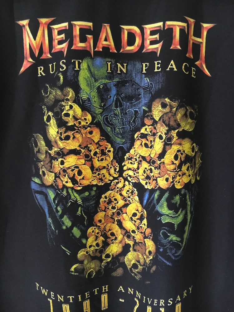 13 дизайнов Харадзюку уличная Megadeth Camiseta рок брендовая хлопковая Футболка 3D череп футболка с принтом в виде костей Hardrock thrash heavy Metal Rocker
