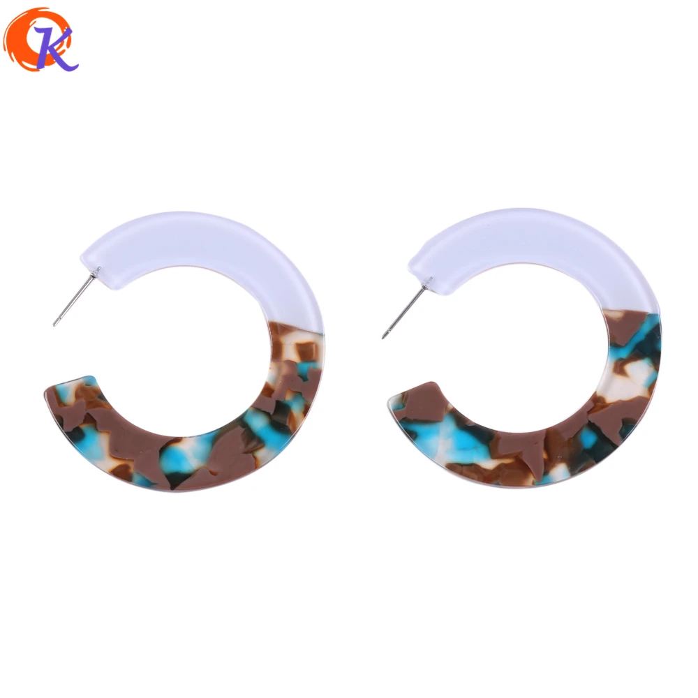 

Cordial Design Trendy Women Brincos Geometric Round Fashion Earrings Acrylic Material For Elegant Design Earring Jewelry