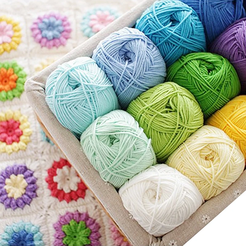 

Soft Milk Cotton Yarn DIY Baby Knitting Wool Shawl Scarf Crochet Thread Supplies