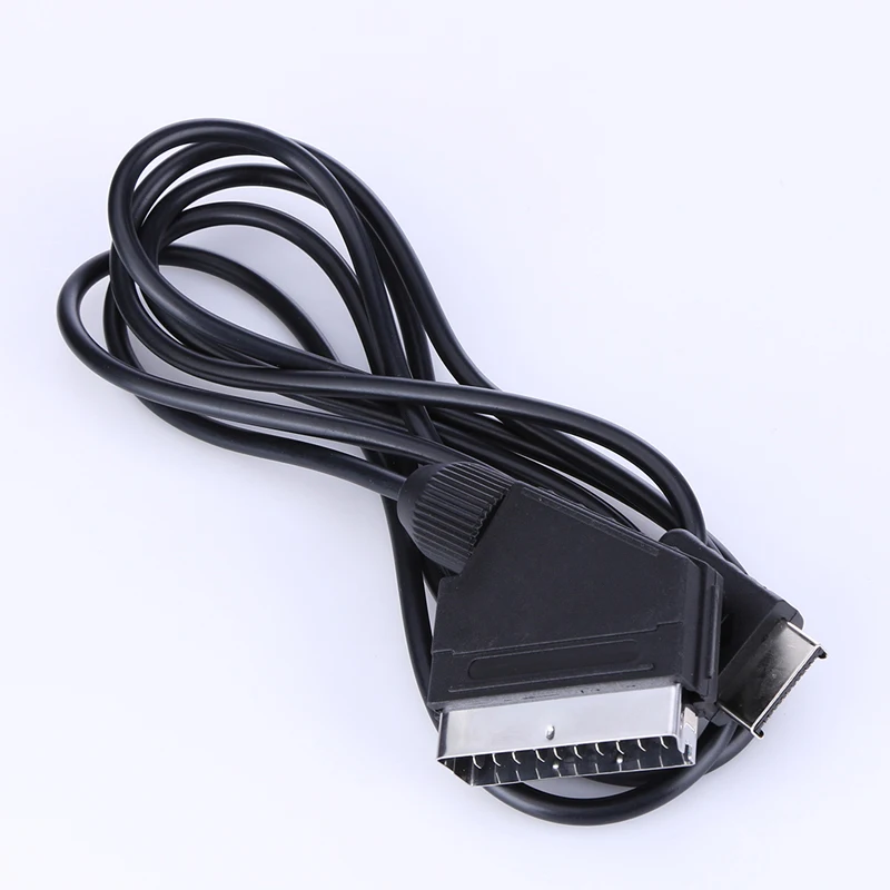 1 8 м кабель SCART ТВ AV привести RGB Scart игровой заменить Соединительный для Playstation PS1 PS2