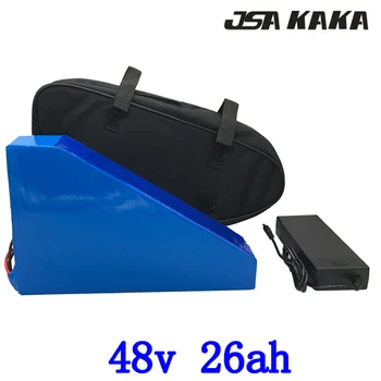 شراء48 V 1000 W 1500 W 2000 W باتي 48 V 25AH دراجة كهربائية بطارية 48 V 26AH ليثيوم بطارية حزمة مع 50A BMS + 54.6 V 5A شاحن + حقيبة مجانا