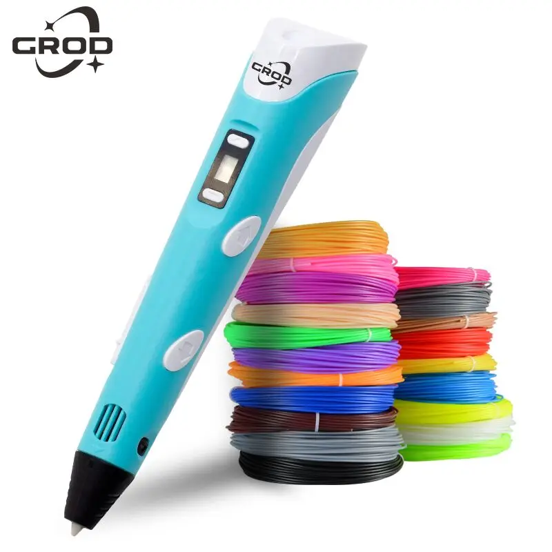 

3D pen 3D Original DIY 3D pluma de impresiуn con 100 M ABS/PLA filamento creativo juguete regalo para niсos dibujo de di