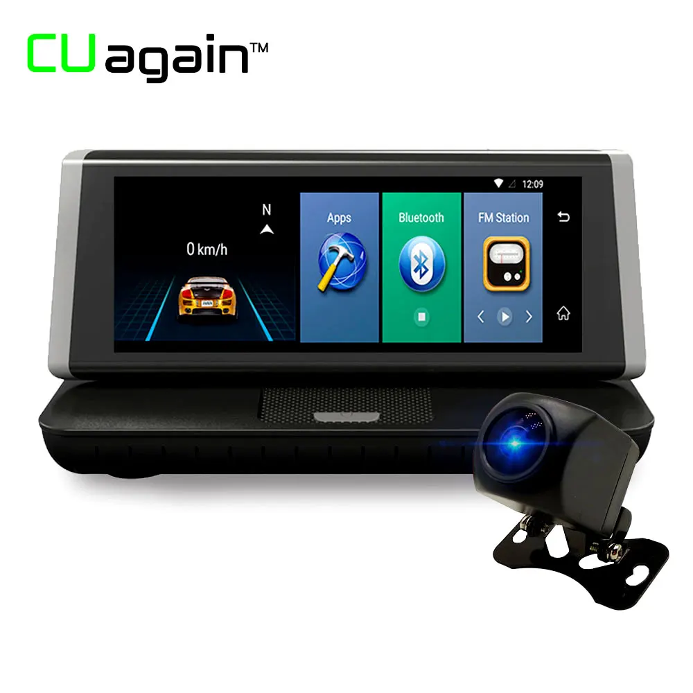 CUagain CU2 8 Car gps Android Wifi DVR 4G 1080P hd gps Car Navigation font b