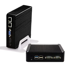 Gzgmet Celeron J1900 4 ядра безвентиляторный VGA HDMI VGA 2 LAN Порты и разъёмы 2 com поддержка окна 10/Win 7/ linux