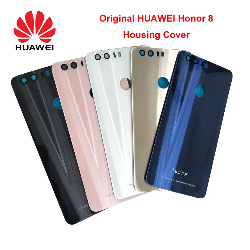 

Original HUAWEI Honor 8 Back Battery Cover Glass Rear Door Housing Cover Case Replacement For Huawei honor 8, Adhesive Sticker