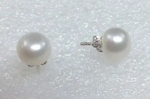 

FREE SHIPPING>>> 925 STERLING SOLID SILVER NATURAL FRESH WATER PEARL STUDDED FOR WOMAN