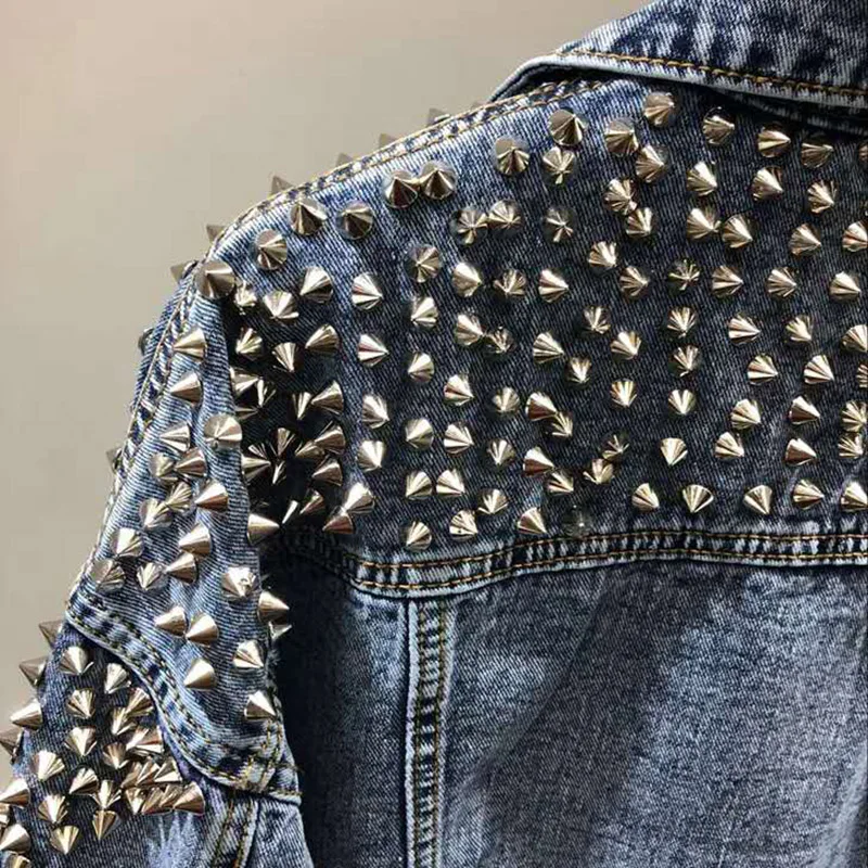 Preise YingYuanFang Mode neue fledermaus ärmel schwere arbeit niet kurze gewaschen denim jacke weibliche jacke