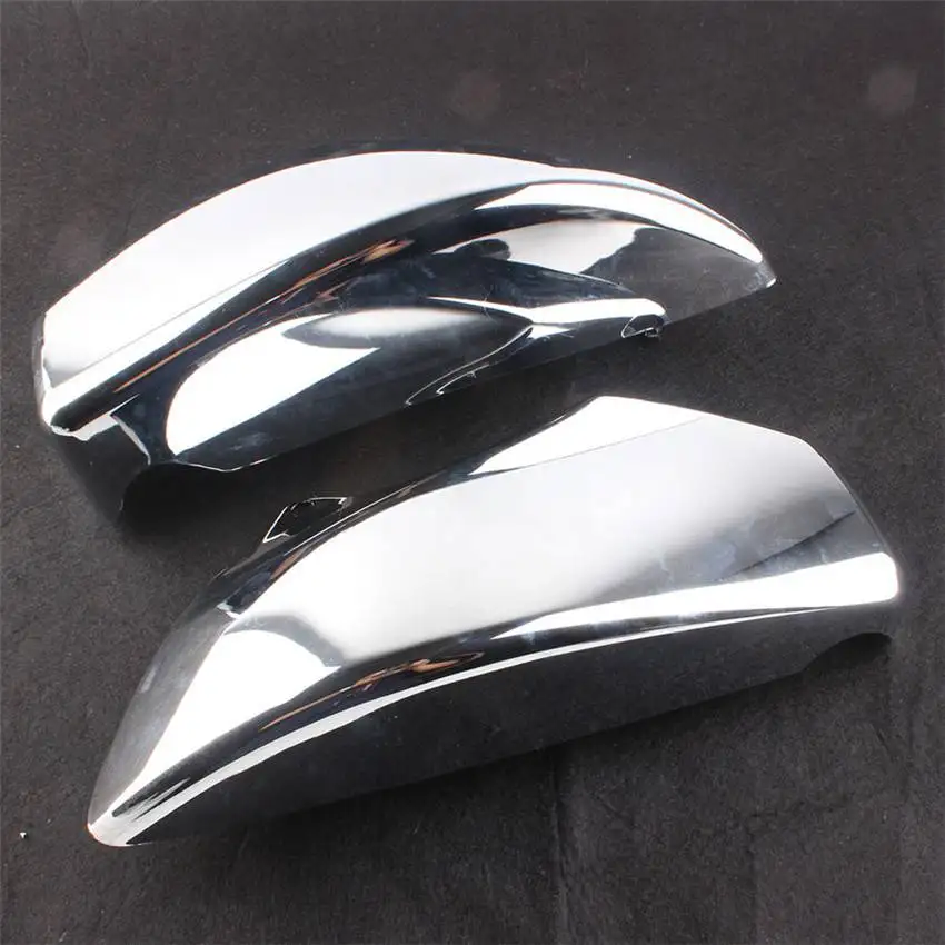 

Left & Right ABS Plastic Side Cover Set For Honda VTX1800 2002-2008 Chrome Motorcycle