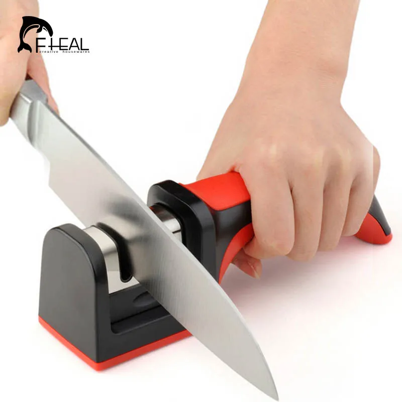 

FHEAL Professional Knife Sharpener Diamond Tungsten Steel Carbide Ceramic Knife Sharpening Kitchen Tools
