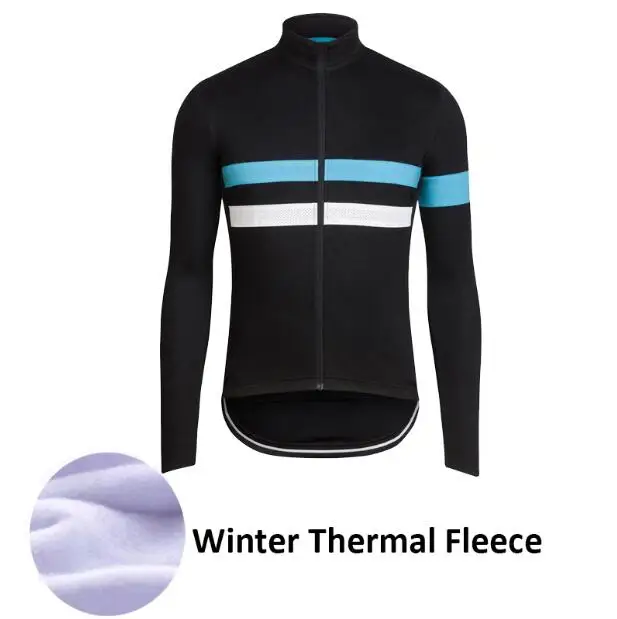 Ropa Ciclismo Winter Thermal Fleece Warm Cycling Jersey Long Sleeve Bicycle Jacket MTB Bike Clothing - Цвет: 2