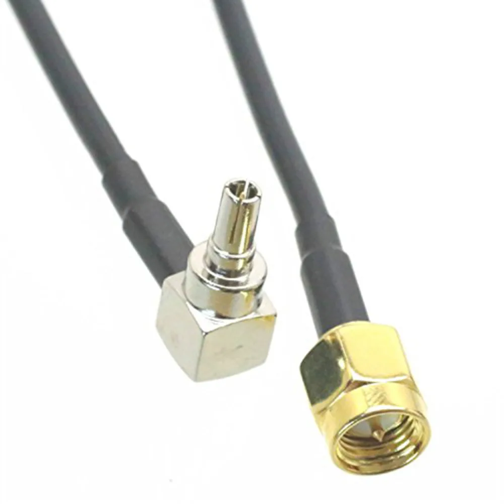 RF Pigtail SMA Male К CRC9 90 градусный разъем RG316/RG174/RG316D коаксиальный кабель 3G USB модем