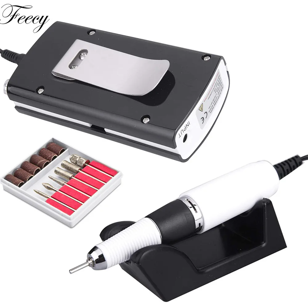 Electric Manicure Machine Nail Drill Bit Portable Nail Art Pen Handpiece Cutter For Pedicure Tools