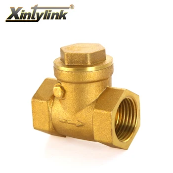 

G1/2" G3/4" G1" dn15 dn20 dn25 female thread swing check valve non return valve Water meter valve brass high pressure