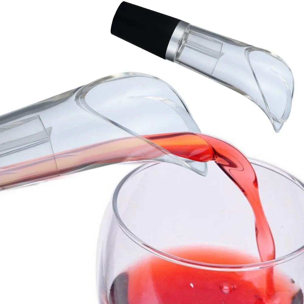 

ISHOWTIENDA Sober Up Red Wine Petals Wine Bottles Pour Spout BottlesStoppers Pouring Tools