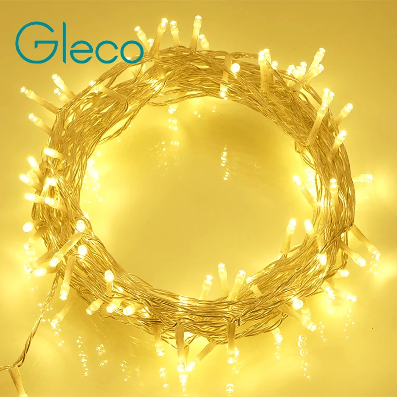 

Holiday Outdoor 10M 100 LED String Lights AC110 / 220V Christmas Xmas Wedding Party Decorations Garland Lighting