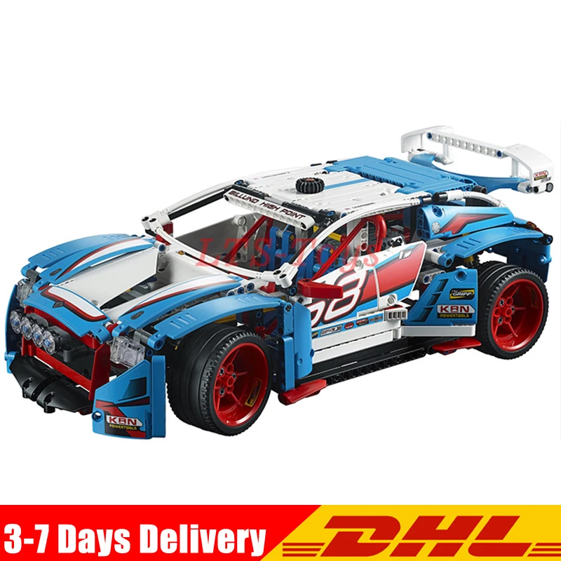 

Lepin 20077 Genuine 1085Pcs Technic Series The Rally Car Set Legoings 42077 Building Blocks Bricks Funny Children Toys Gifts
