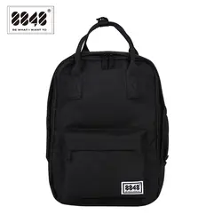 8848 женские школьные сумки для колледжа студенческий черный рюкзак холщовые дорожные сумки женский рюкзак на плечо Mochila 003-008-015