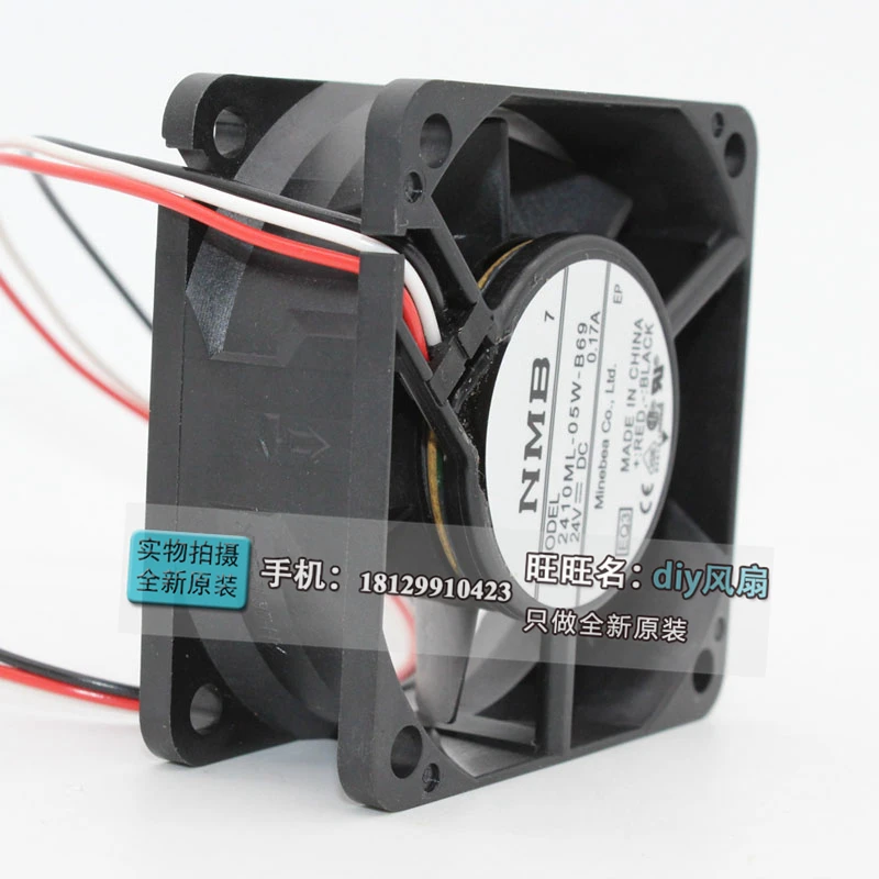 NMB-MAT Minebea 2410ML-05W-B69 6025 DC24V 6 см; из водонепроницаемого материала Вентилятор охлаждения