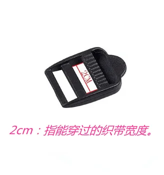 

Free shipping 100 PCS 20mm Plastic Buckles for ParaCord Bracelet webbing Release Buckles for packbags bag accessories