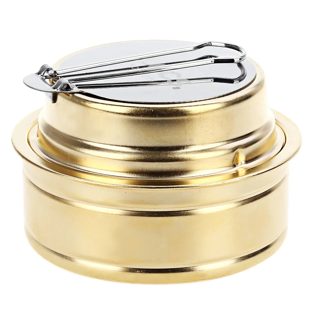 Alocs cw-c05 10 unids camping cocinero set portátil 2-4 persona al aire libre senderismo picnic Barbacoas Utensilios de cocina Bowl conjunto con pan pinza olla