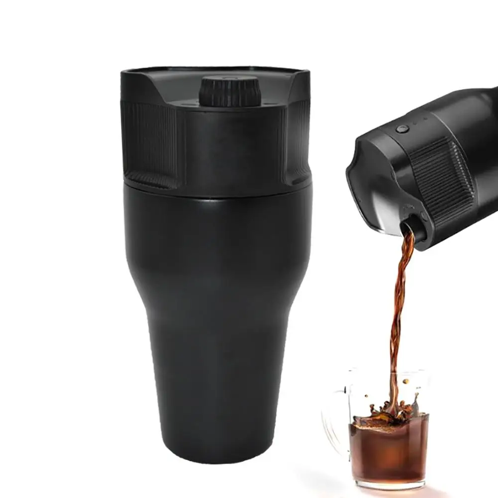 500ml Home Travel Portable USB Electric Vacuum Coffee Maker Filter Set for K-Cup