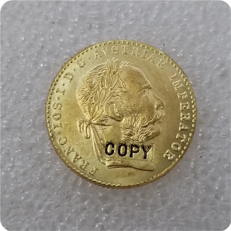 1915 Австрия 1 Ducat Золото Имитация монеты памятные монеты-копии монет медаль