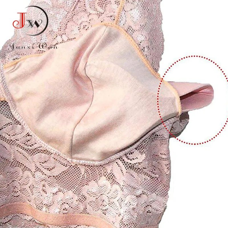 Sexy Lace Full Cup Breathable Bras Underwear Women Seamless Wireless Vest Push Up Bra Ultrathin Perspective Lingerie Sujetador