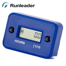 Водонепроницаемый ЖК цифровой счетчик часов для газа подвесной двигатель мотоцикл снегоход ATV мотоцикл jet лыжный для бензопил, питбайков лодка