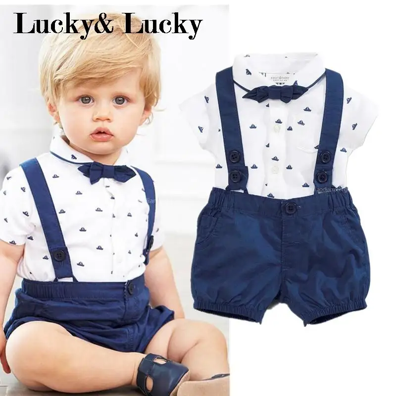 Newborn Baby Clothes Cotton Rompers Baby Boy Clothes Short Sleeve Baby ...