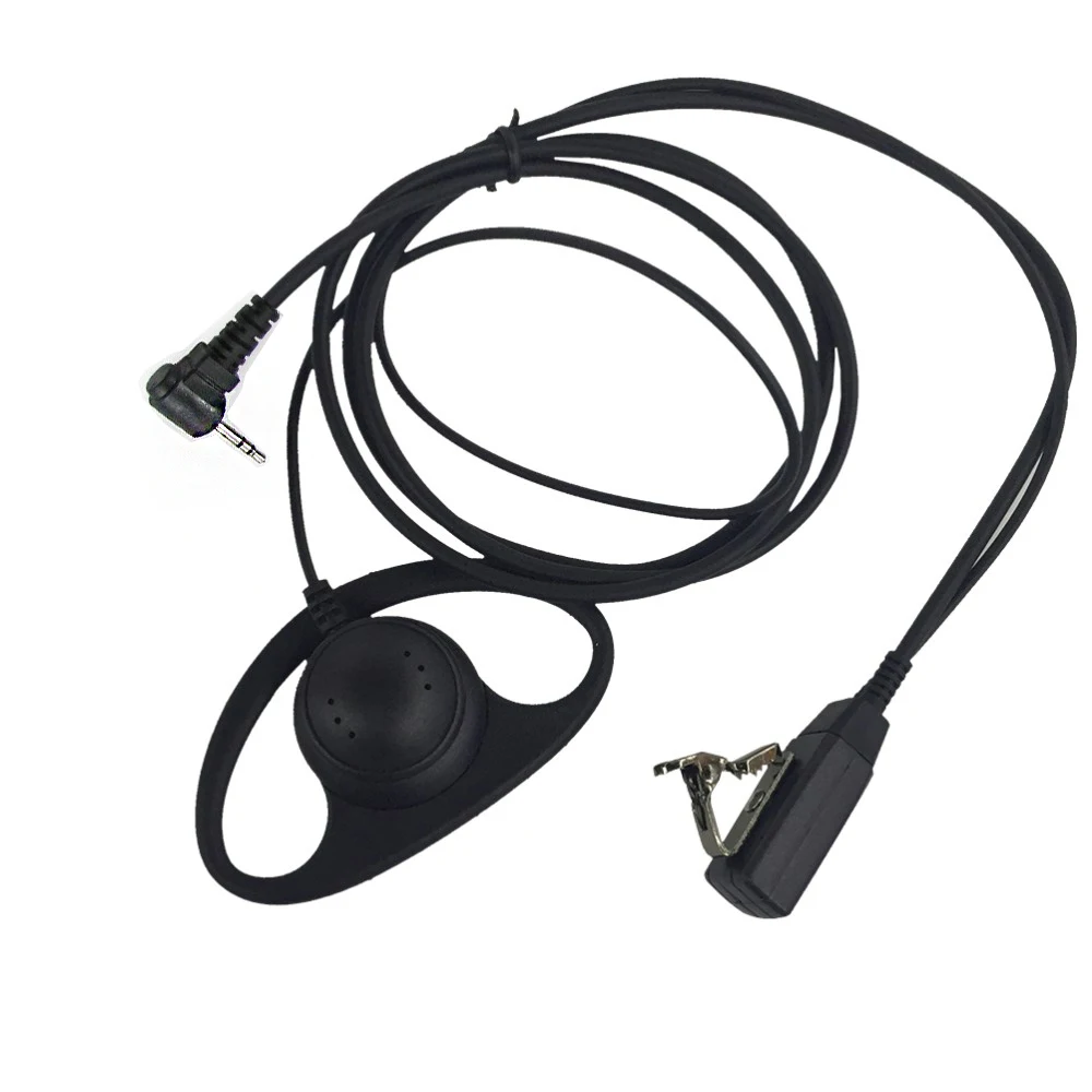 1 контактный ФБР Earhook гарнитура типа D для Motorola Talkabout портативный Радиоприемник TLKR