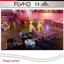 Низкая цена больше Светодиодная лампа 3x2 м белый тканевые светодиодные вверх рождественское настенное украшение