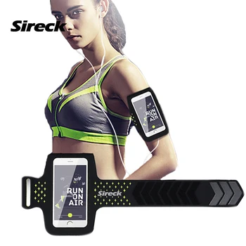 

Sireck Waterproof Sport Running Bag 5.8 Inch Touchscreen Phone Pouch Case Gym Fitness Jogging Arm Belt Bag Running Accessories