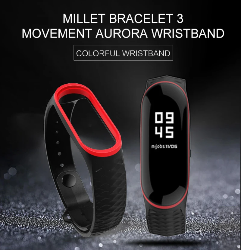 

2019 New Color Silicone Replacement Watch Reverse Buckle Wrist Strap for Xiaomi Mi Band 3 4 Adjustable Bracelet Accessories Mi 3