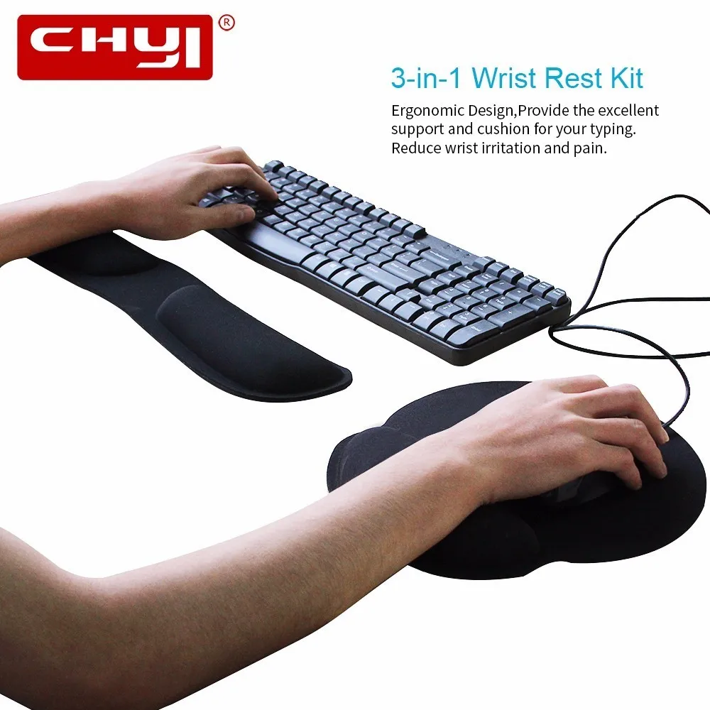 3 in 1 Mouse Pad Combo Ergonomic Mouse Mat Comfort Vertical Mouse