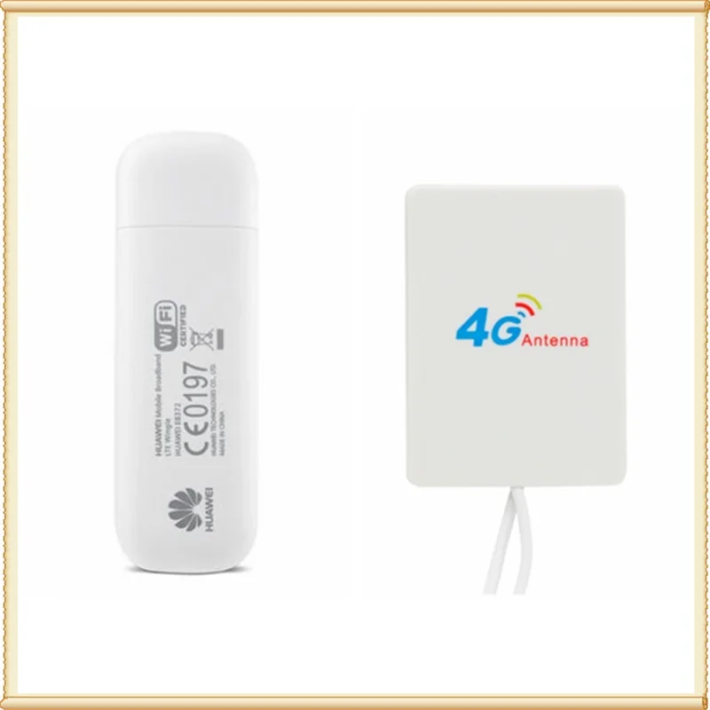 E8372 E8372H-608 4G WiFi USB ключ с 4G LTE Антенна 2 м кабель двойной разъем TS9