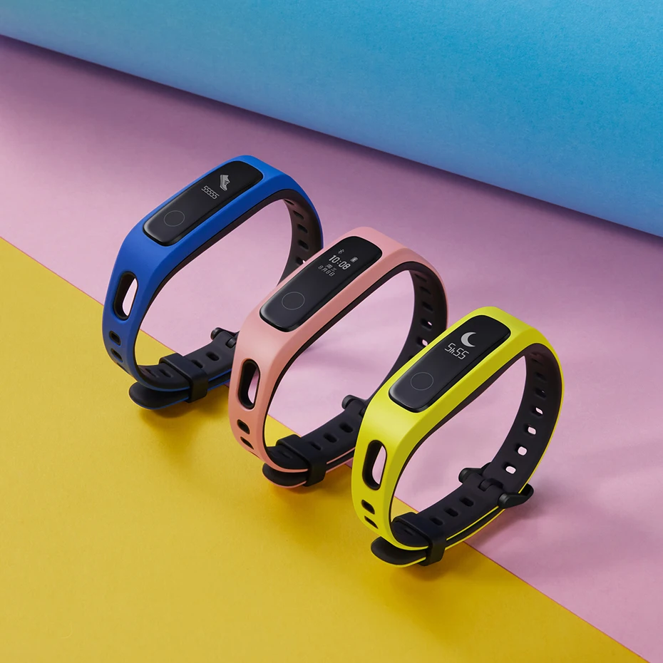 Новые смарт-браслеты Honor Band 4 для бега, водонепроницаемые, уведомления о звонках, фитнес-трекер, OLED сенсорный экран, умный Браслет