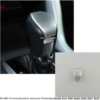 

Car styling inner cover stick ABS matte Shift knob control Top lamp frame trim For Honda Civic 10th Sedan 2016 2017 2018 2019