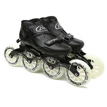 JK ZICO скоростные роликовые коньки из углеродного волокна профессиональные 4 колеса гоночные коньки для детей и взрослых Patins роликовые коньки SH48