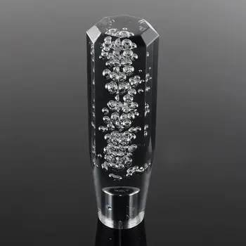 

Octagon Crystal VIP Manual Bubble Shifter Shift Knob 150mm Smoked Fit For Honda JDM Fit For BMW Toyota Honda Mazda Ford Audi