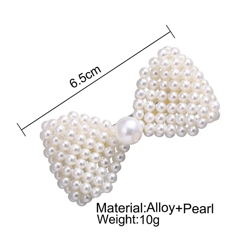5 PCS / Set Pearl Hair Clip Pin Barrette Headwear Hair Accessories Hair Jewelry Sets Ornament Korea Metal Haripins Women
