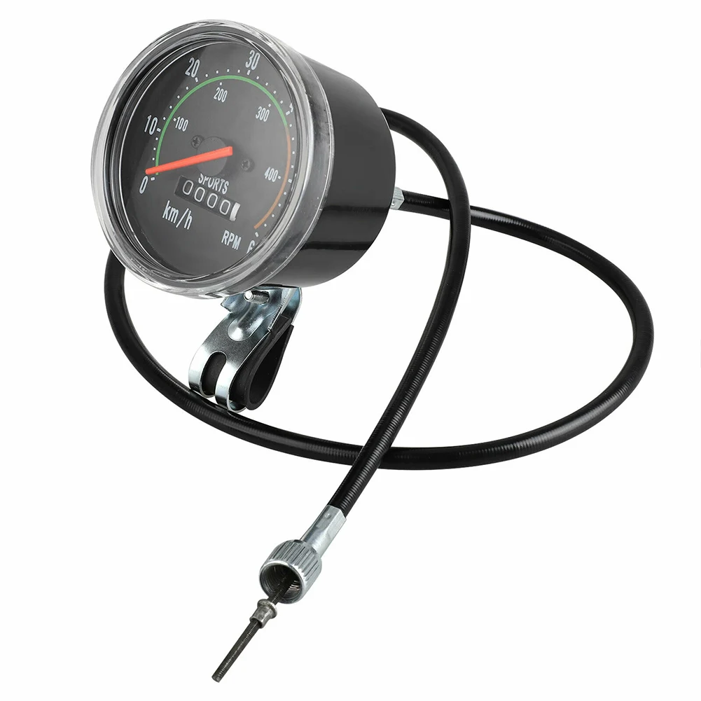 Hot Mechanical Odometer Speedometer Round Portable Aluminum Alloy for
