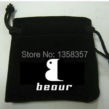 Индивидуальный и оптовый черный маленький бархатный ювелирный мешочек Бархатный подарок бархатный шнурок мешочек для украшений wilget сумка