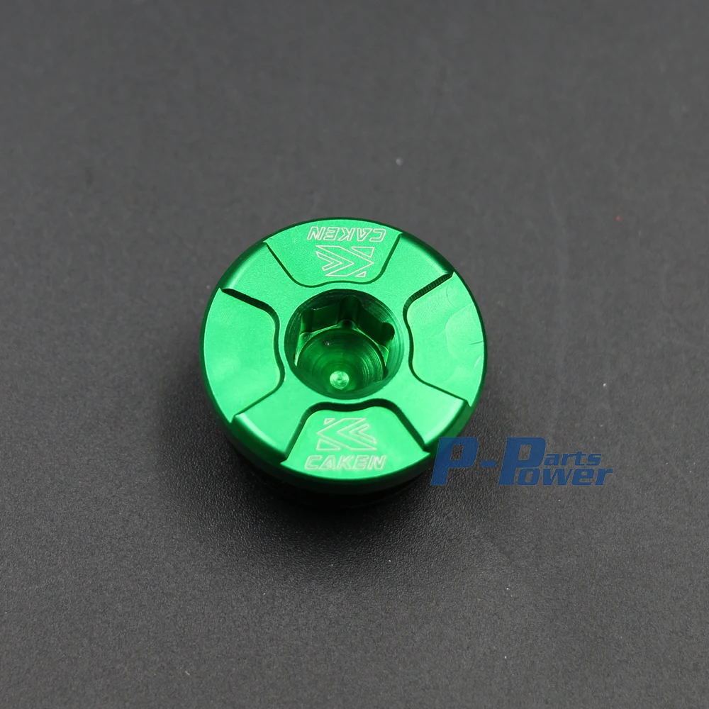 CNC Aluminum Engine Timing Oil Filter Cap Oil Plug For Kawasaki KX250 KX250F KX450F KLX450R KFX450R Dirt Bike Motocross Off Road