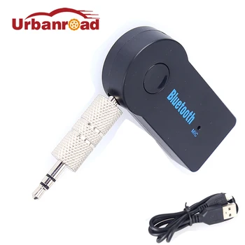 

Urbanroad Universal Audio Wireless Bluetooth Receiver Car Music Receiver Adapter 3.5mm Aux Car Bluetooth Adapter Handfree Auto