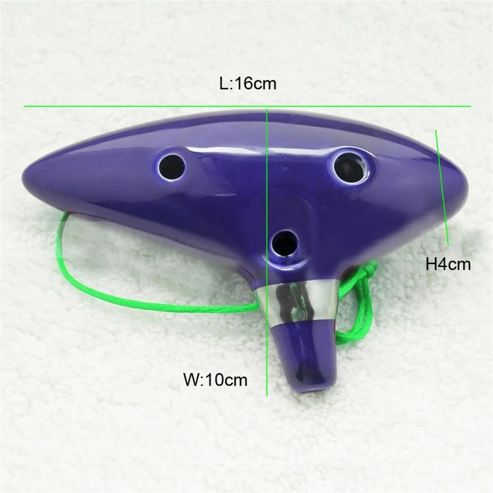 12 отверстий Alto C Ocarina Flute Ceramic Legend of Zelda Color Box|legend zelda ocarina|12 hole ocarinaocarina flute |